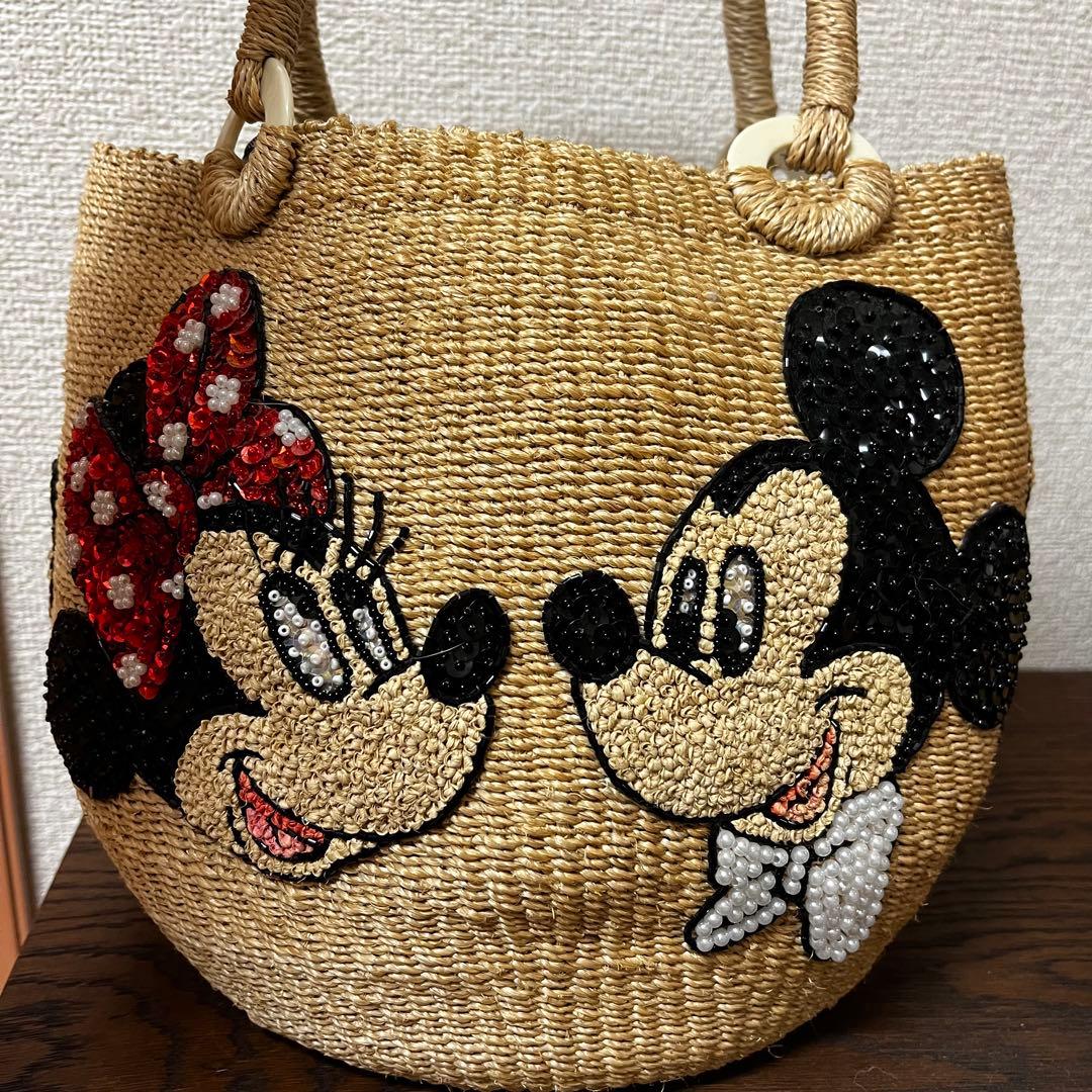 BEAMS ディズニー　かごバッグ　カゴバッグ
