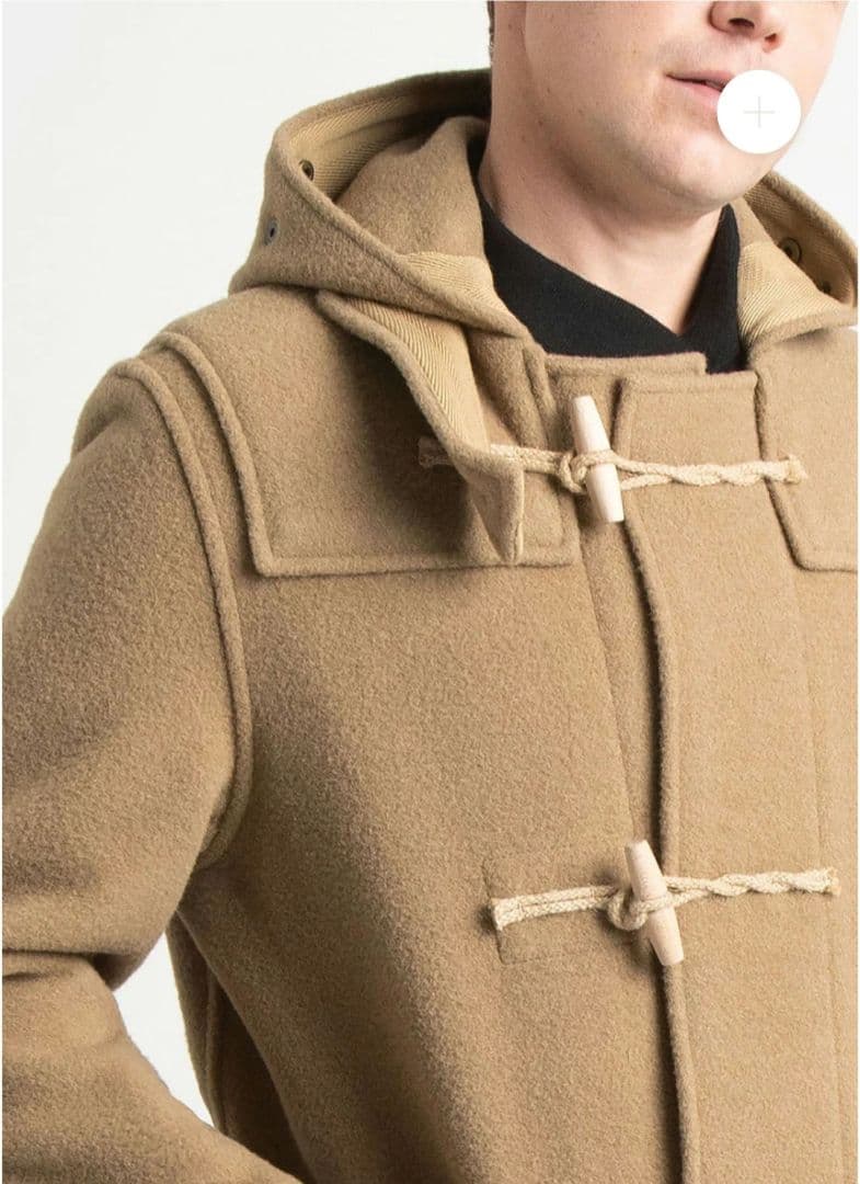 極美品　ミッドモンティ ダッフルコート キャメル　グローバーオール