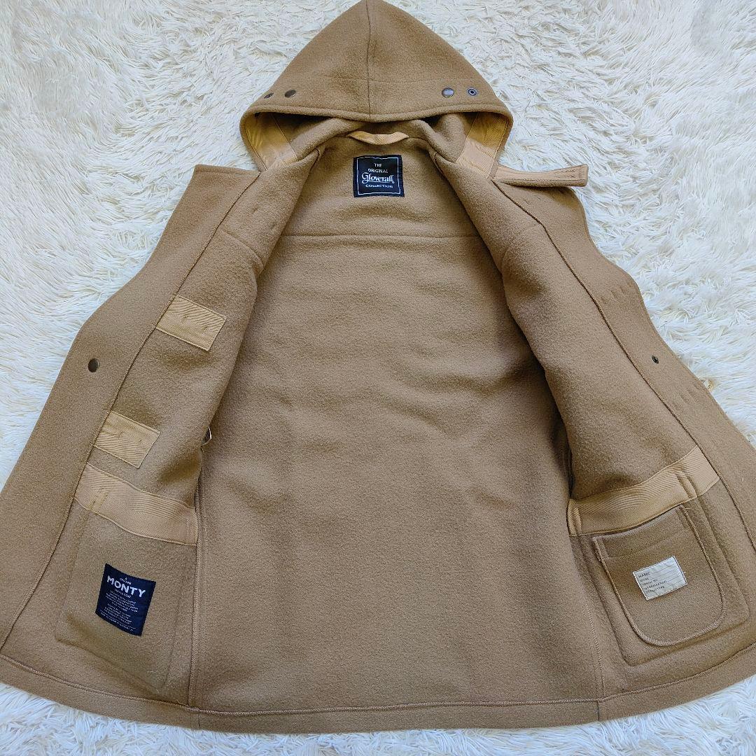 極美品　ミッドモンティ ダッフルコート キャメル　グローバーオール