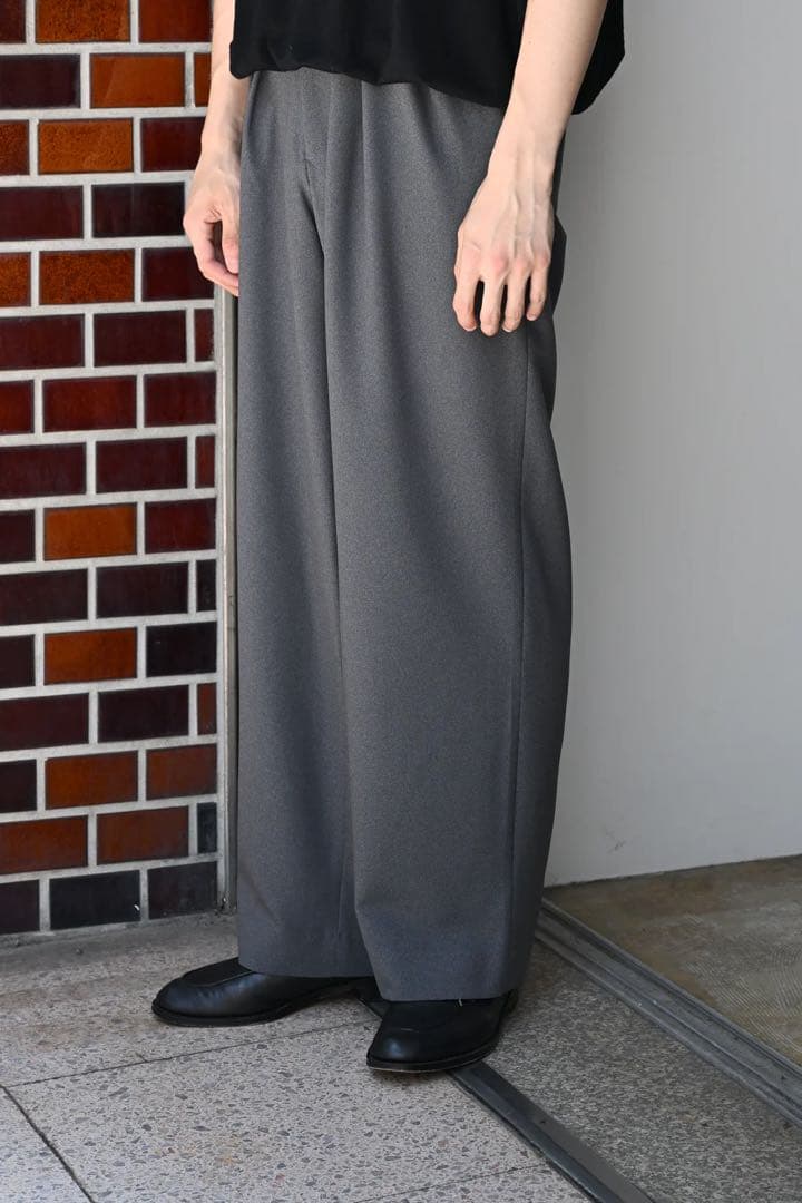 m’s braque スラックス TUCKED BAGGY PANTS 36