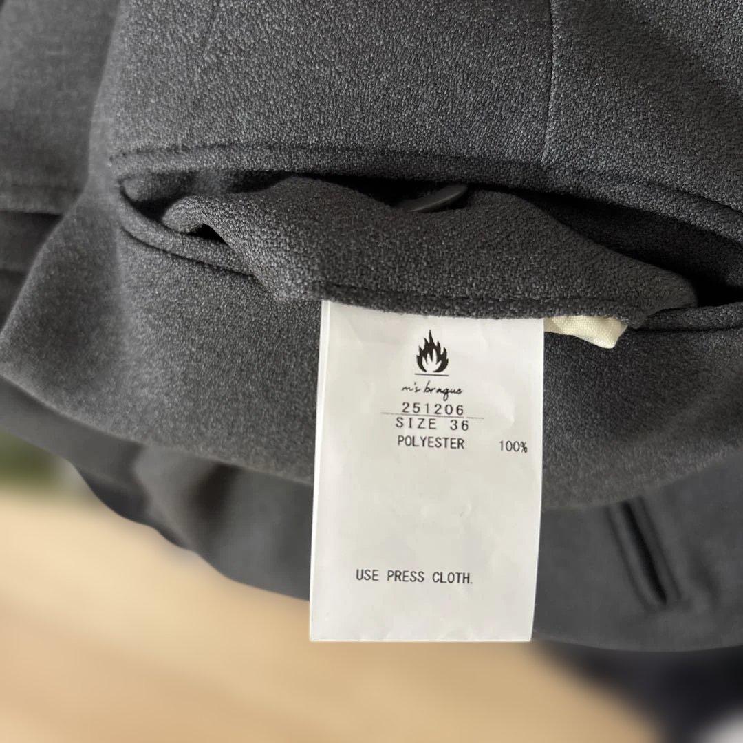 m’s braque スラックス TUCKED BAGGY PANTS 36