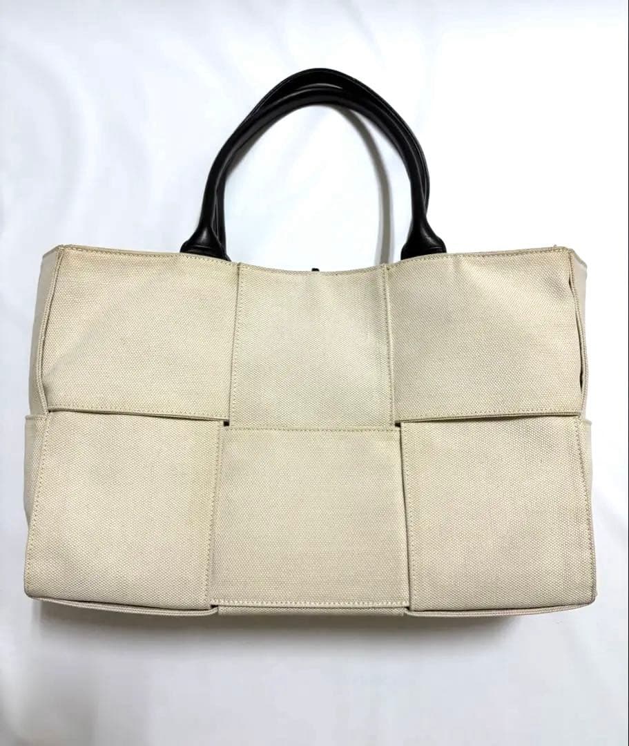BOTTEGA VENETA アルコミディアムキャンバストートバッグ