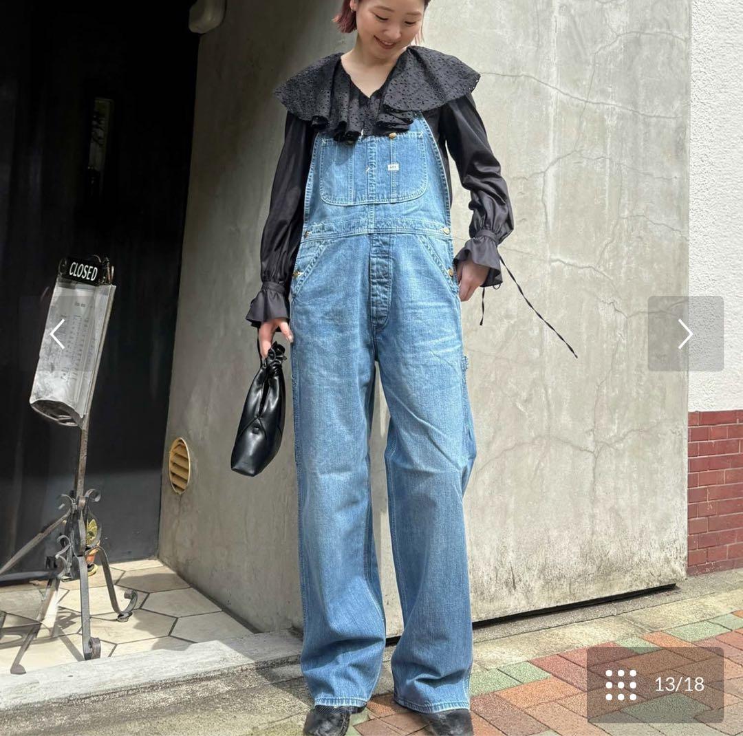 最終お値下げ！未使用Lee デニムオーバーオール