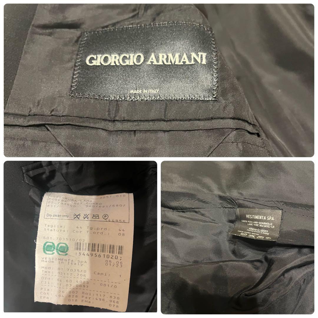 GIORGIO ARMANIスーツ春,秋セットアップブラック44 M