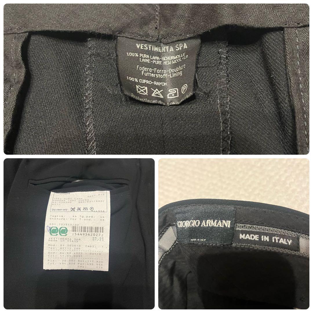 GIORGIO ARMANIスーツ春,秋セットアップブラック44 M