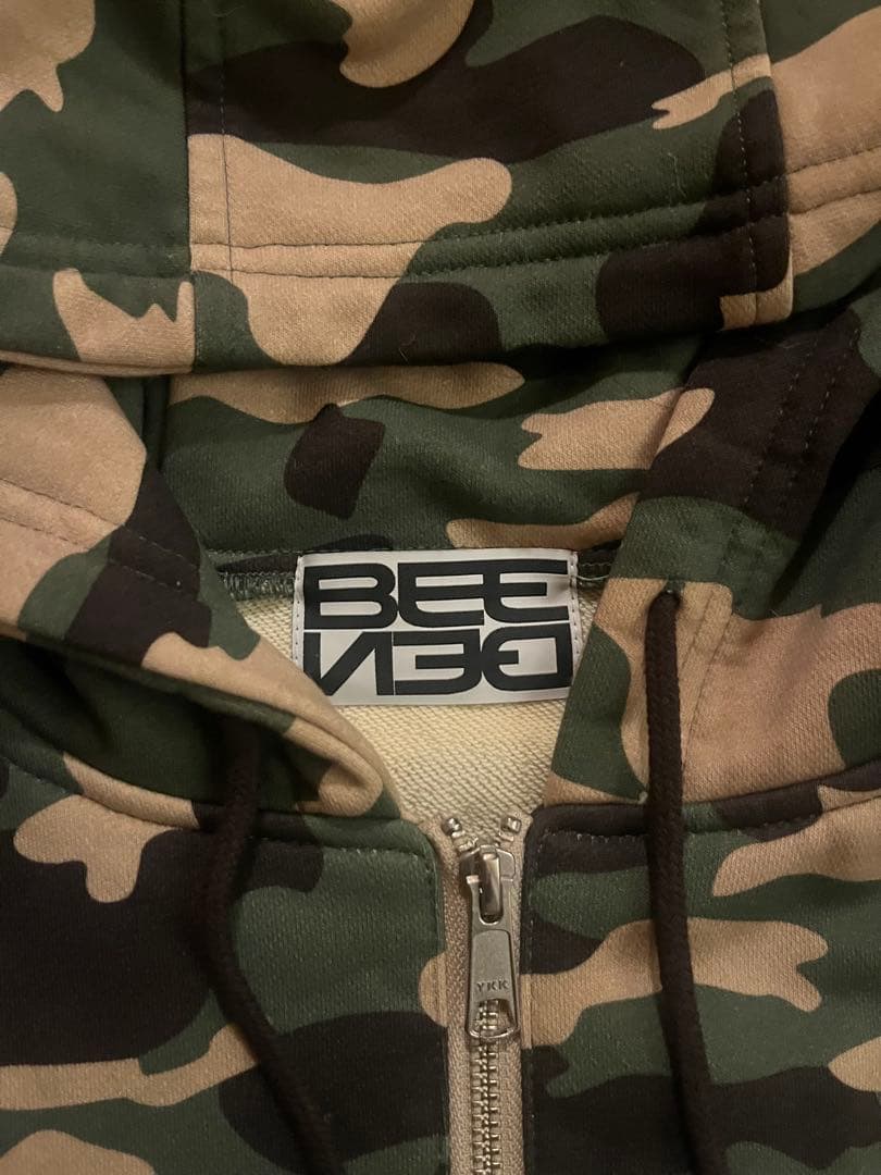 BEEDEN 迷彩　ジップフーディー