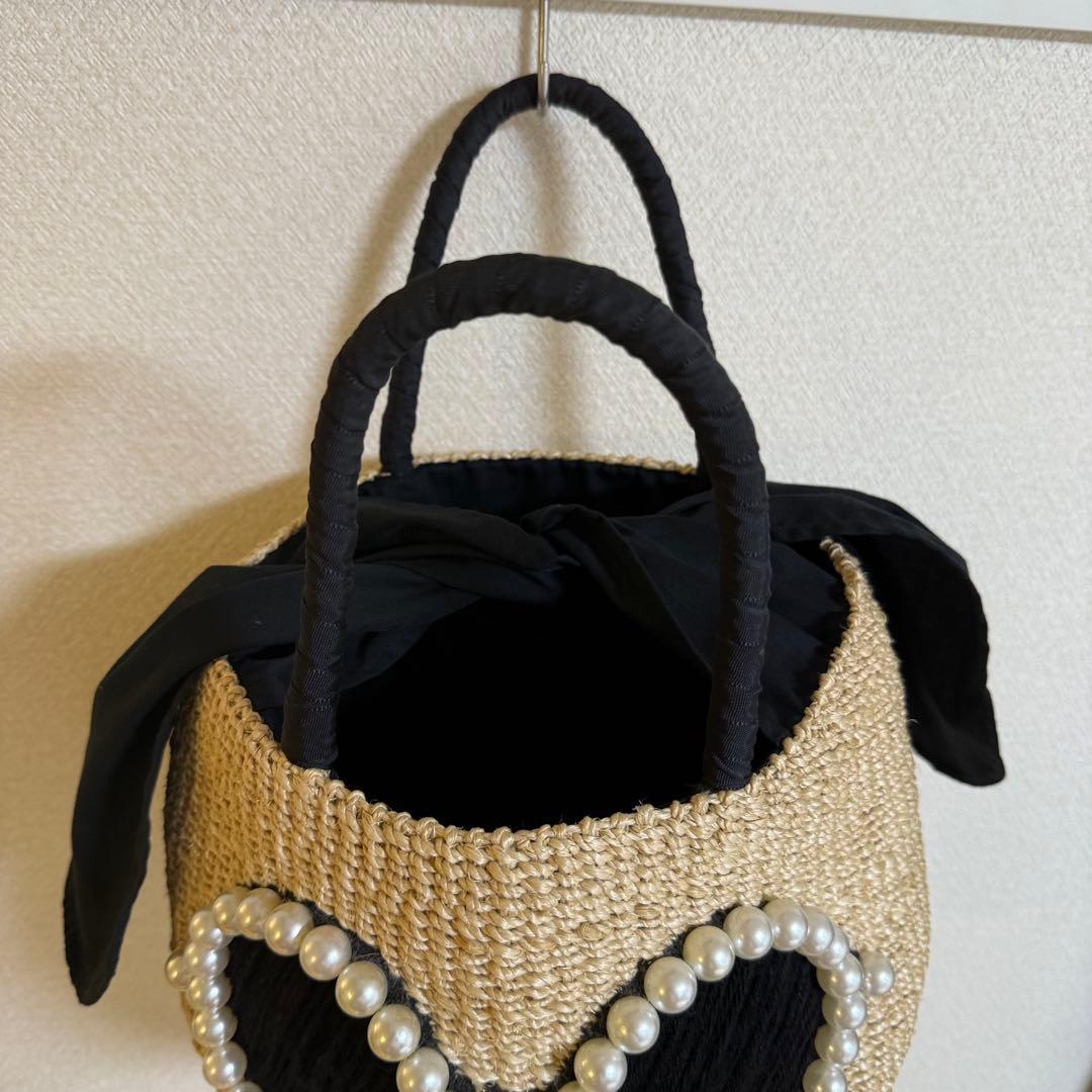 a-jolie アジョリー かごバッグ パールサングラス