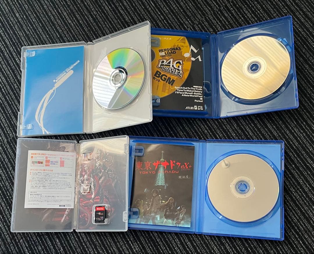 ペルソナ3 リロード 、新女神転生5 vengeance 、東京ザナドゥ eX＋