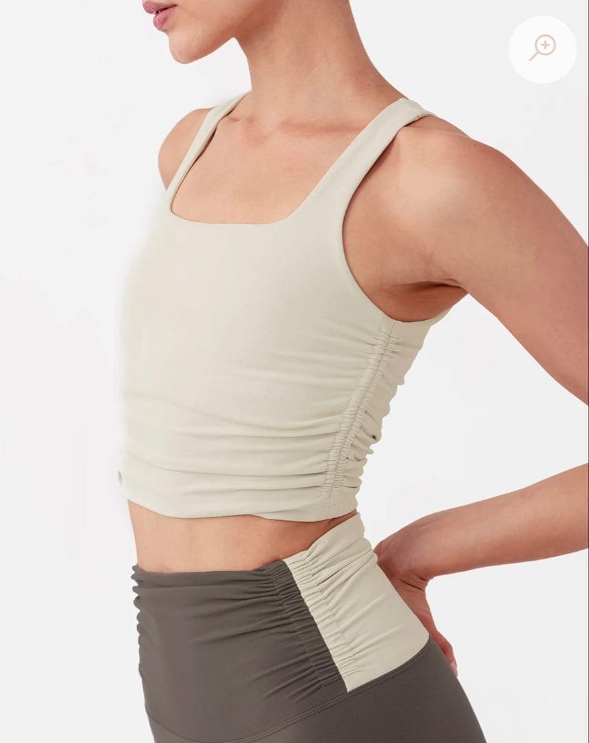 ヨガ・ピラティス NYLORA LILY TOP in BONE