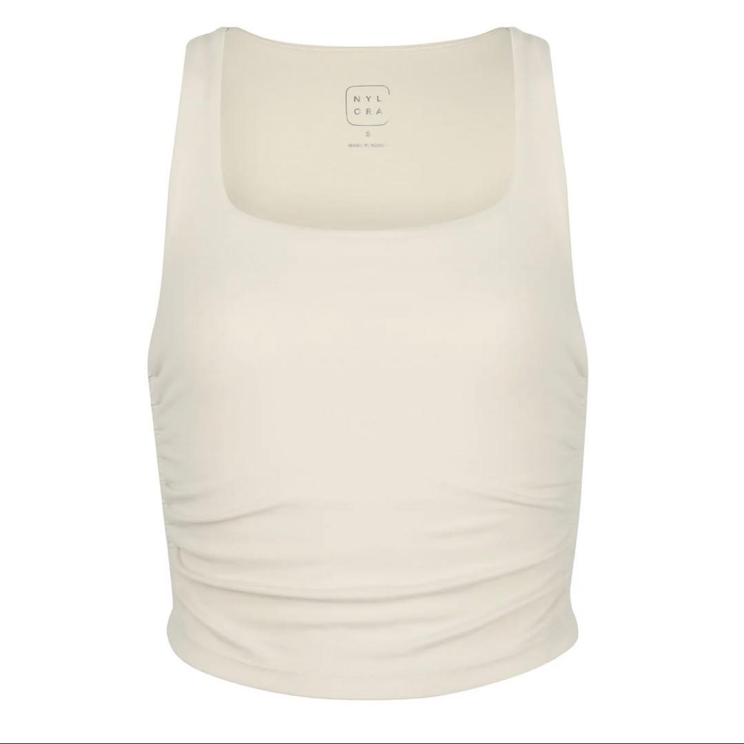 ヨガ・ピラティス NYLORA LILY TOP in BONE