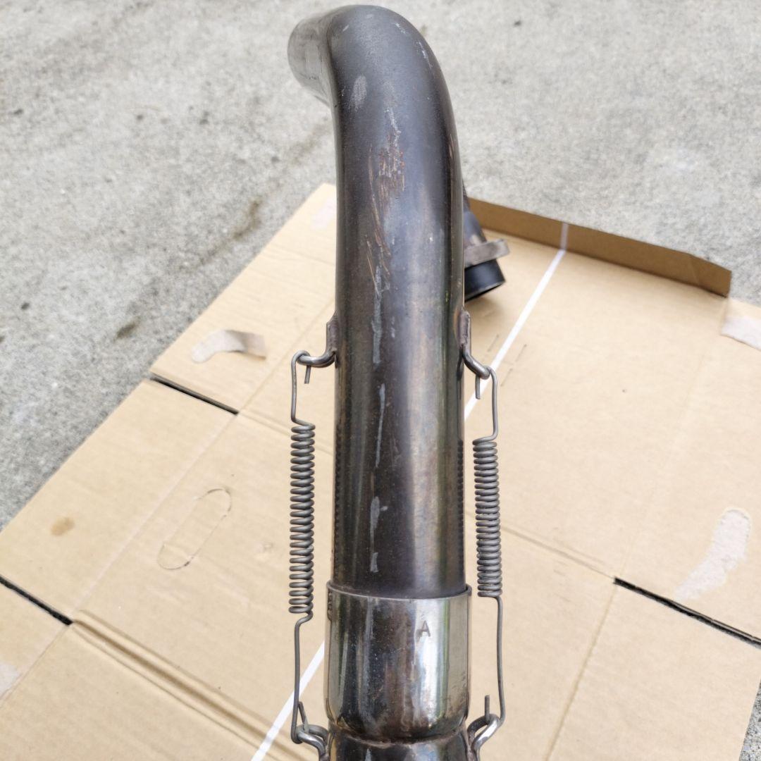 SR400ダウンショートマフラー