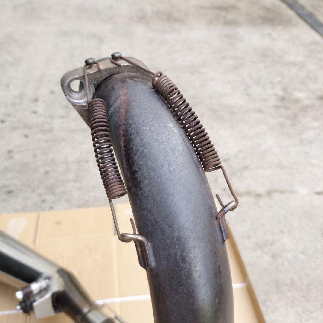 SR400ダウンショートマフラー