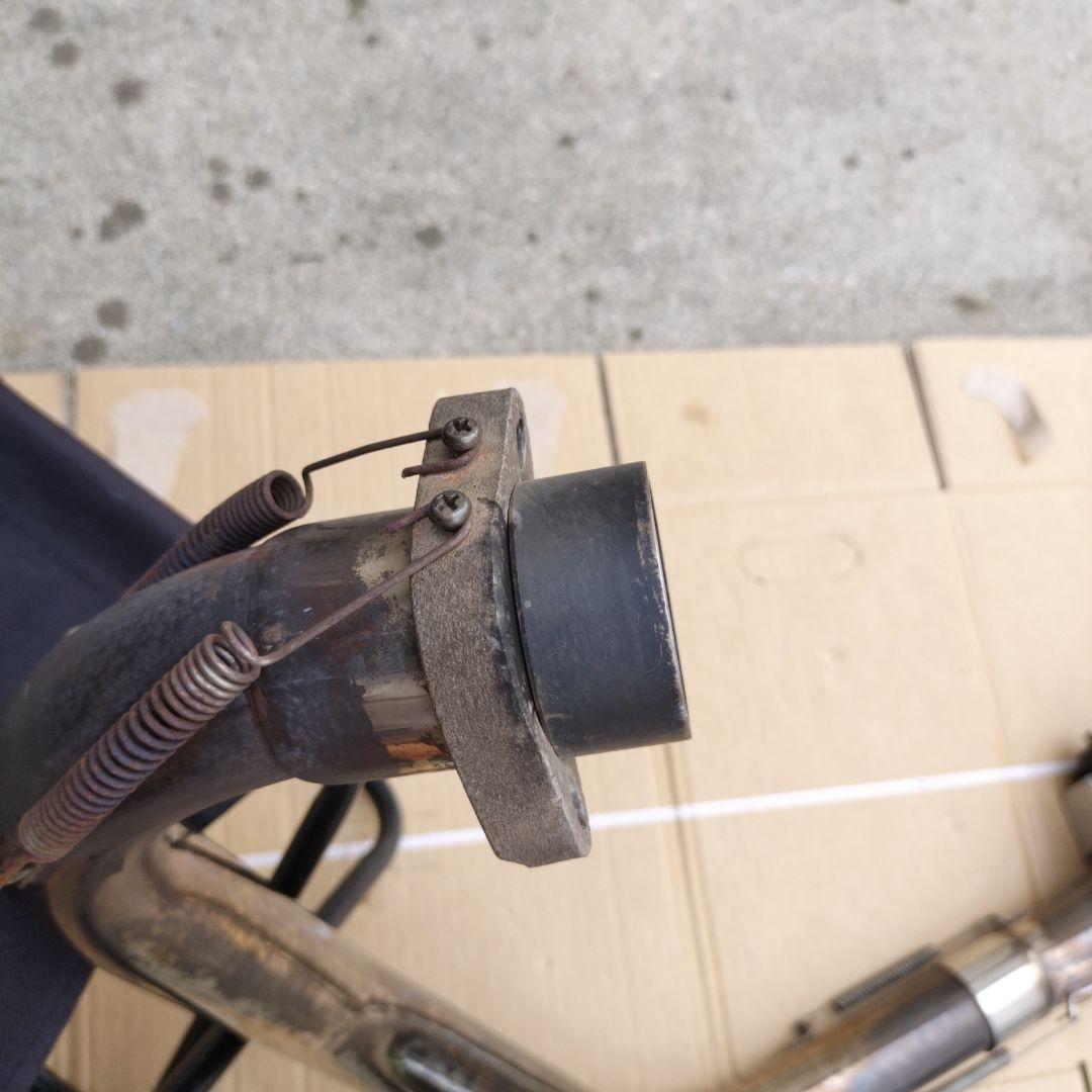 SR400ダウンショートマフラー