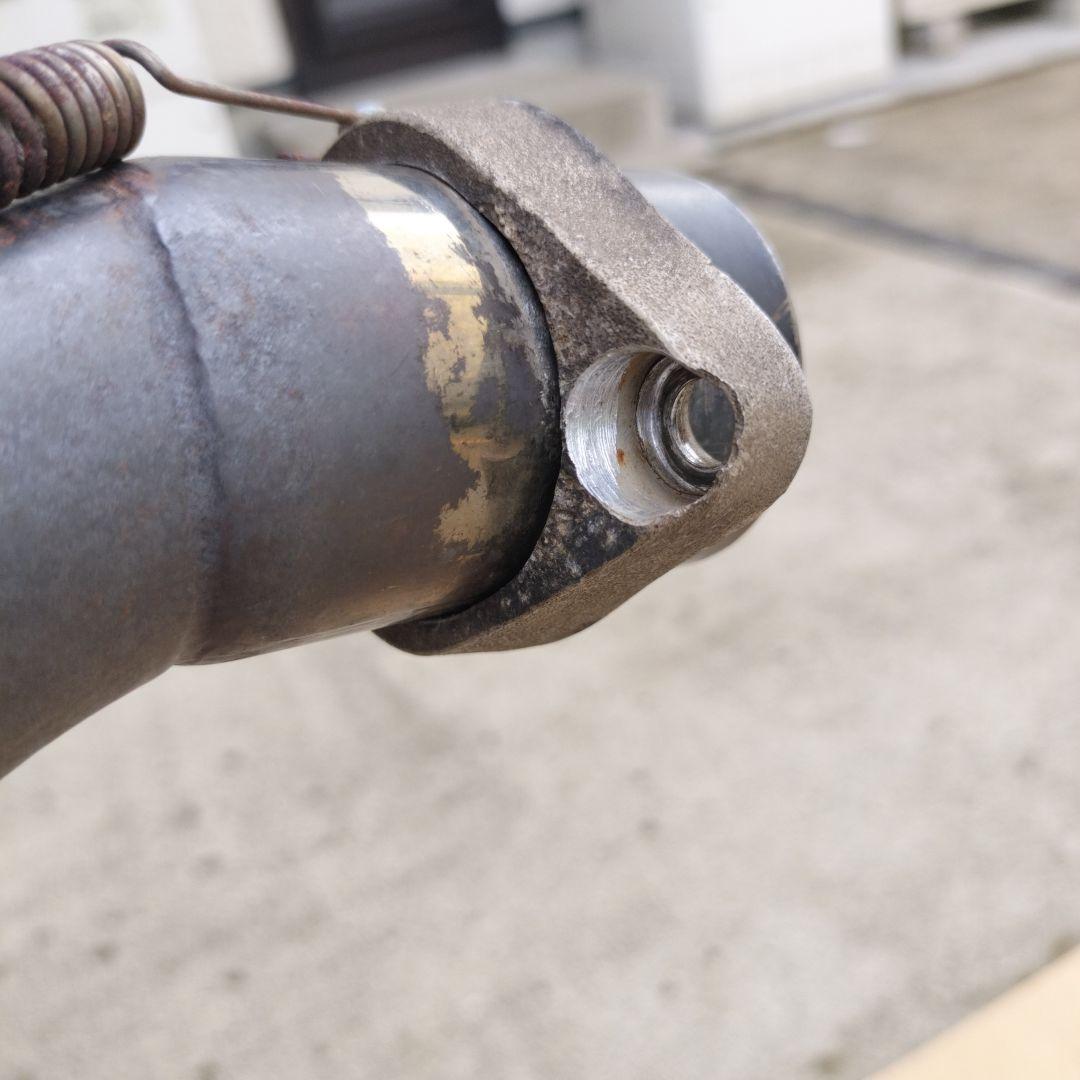 SR400ダウンショートマフラー