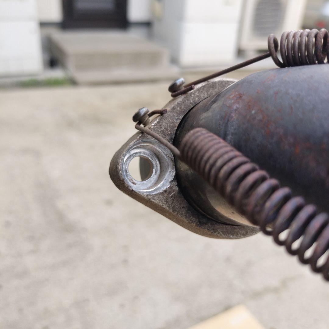 SR400ダウンショートマフラー