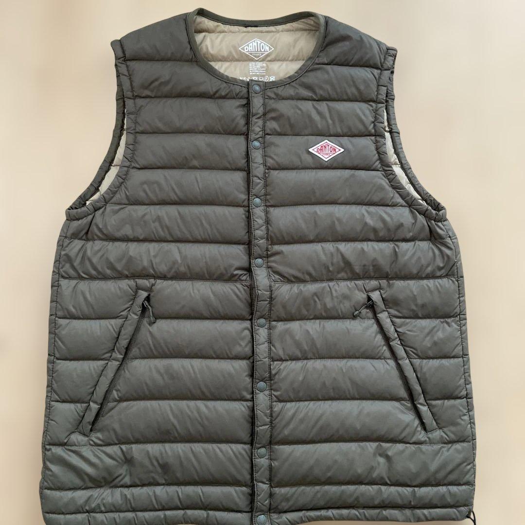DANTON オリーブ ダウンベスト サイズ40