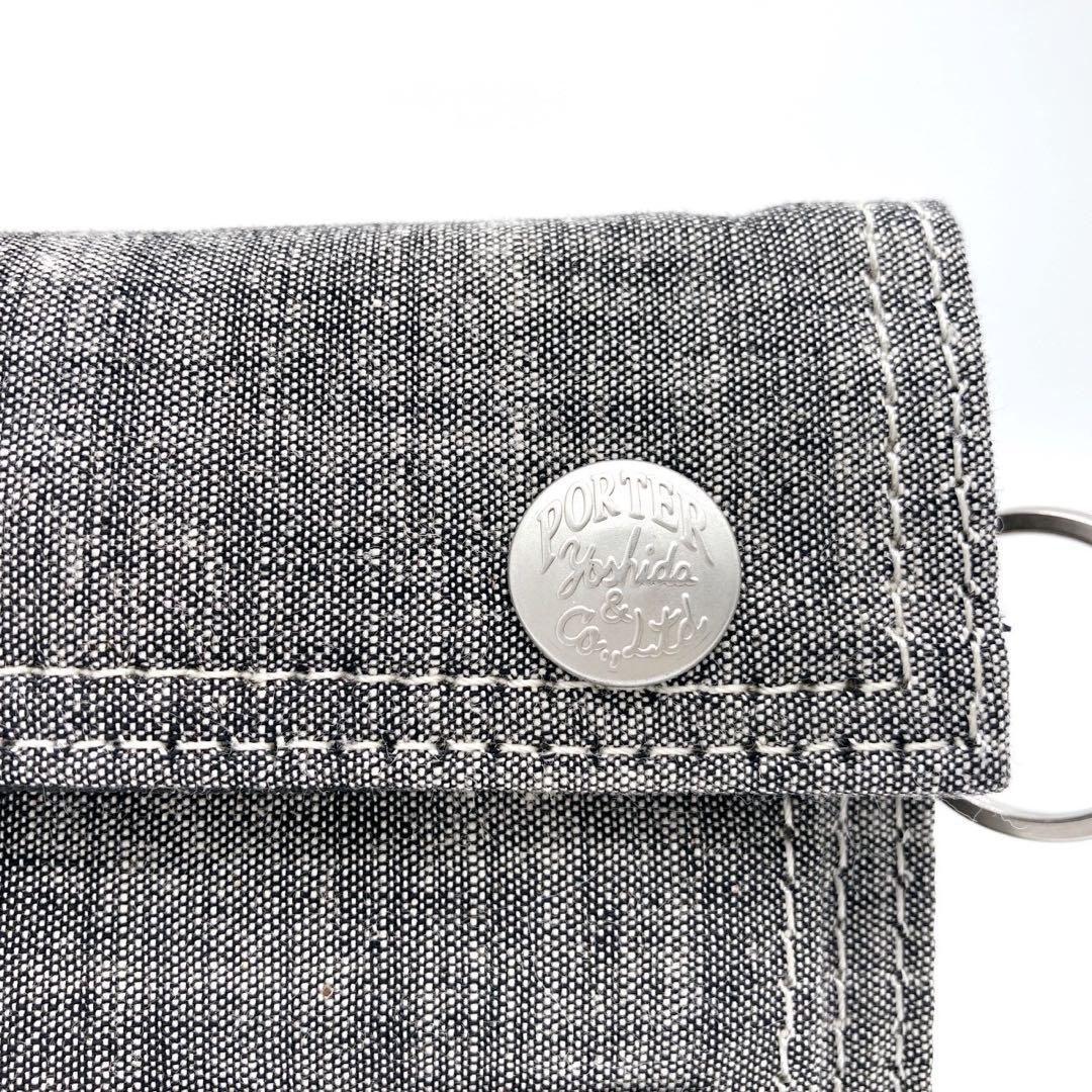 廃盤 希少 美品 PORTER Levi's コラボ 財布 三つ折り
