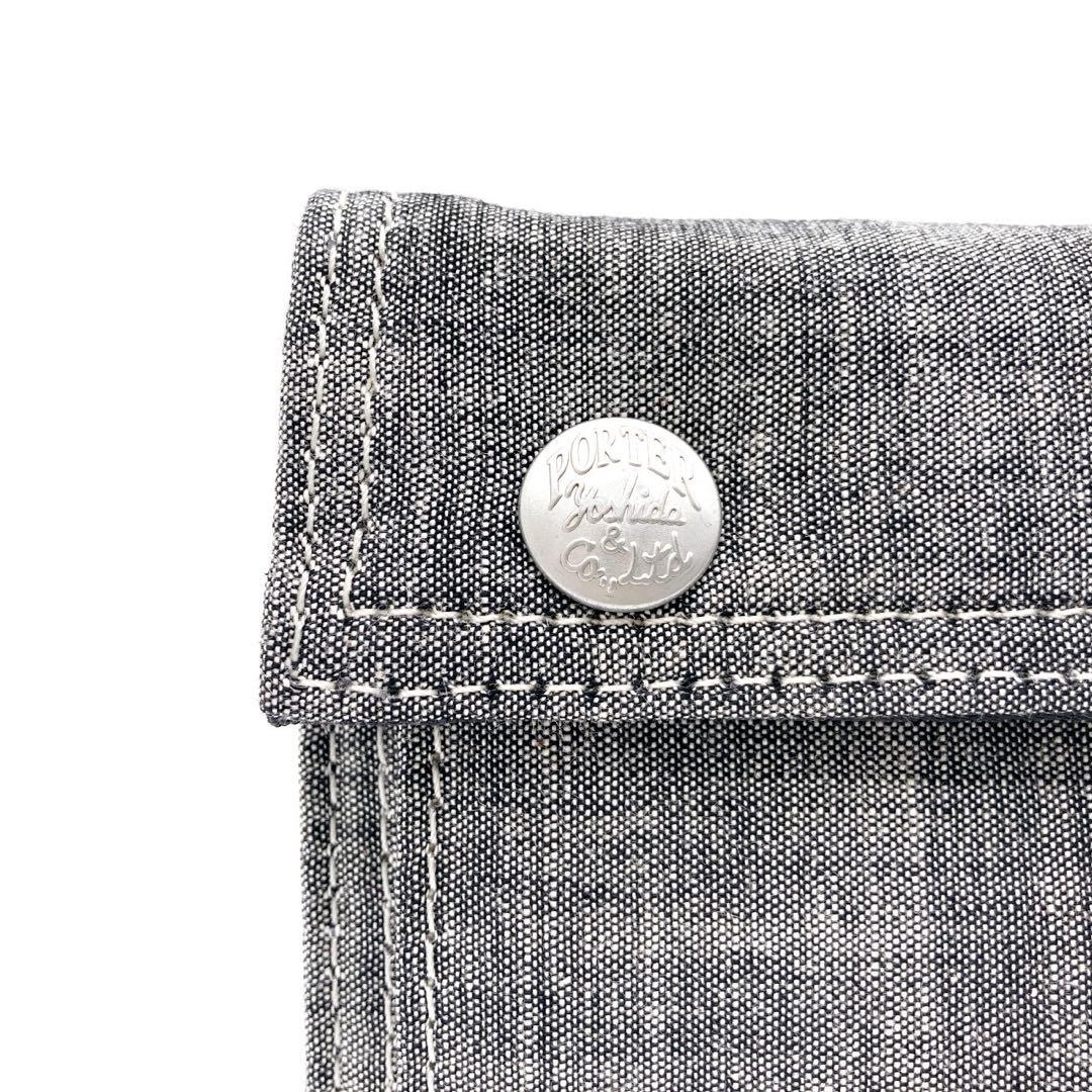 廃盤 希少 美品 PORTER Levi's コラボ 財布 三つ折り