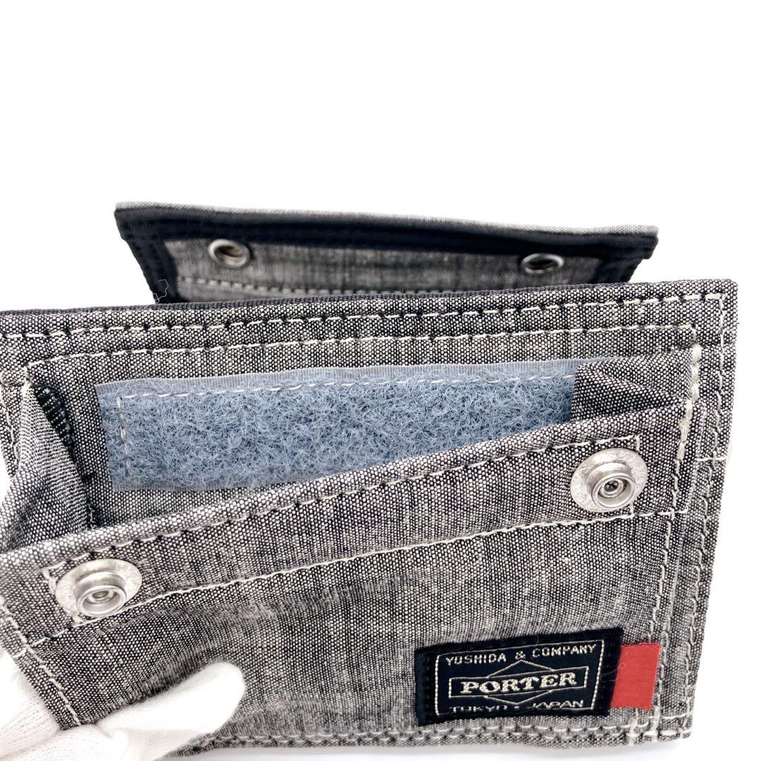 廃盤 希少 美品 PORTER Levi's コラボ 財布 三つ折り