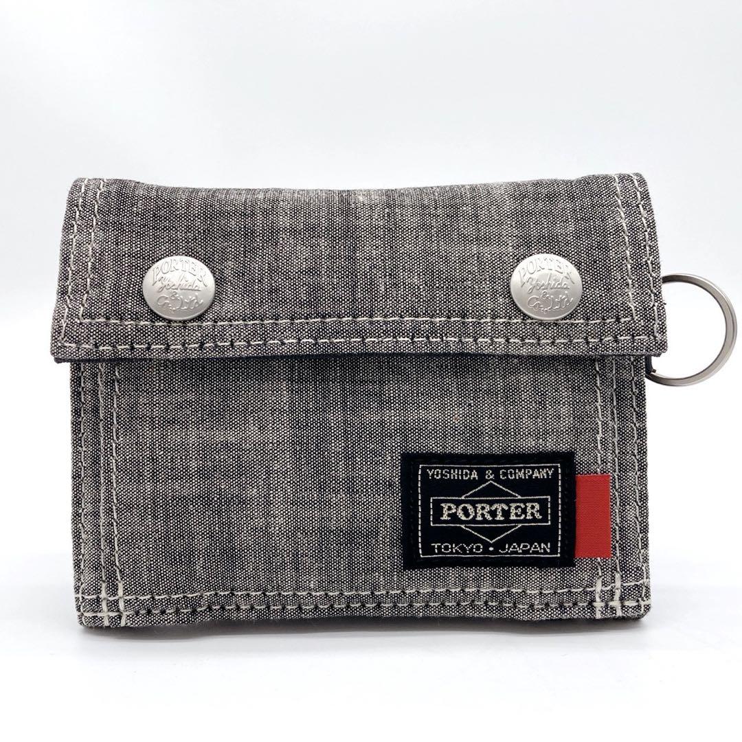 廃盤 希少 美品 PORTER Levi's コラボ 財布 三つ折り