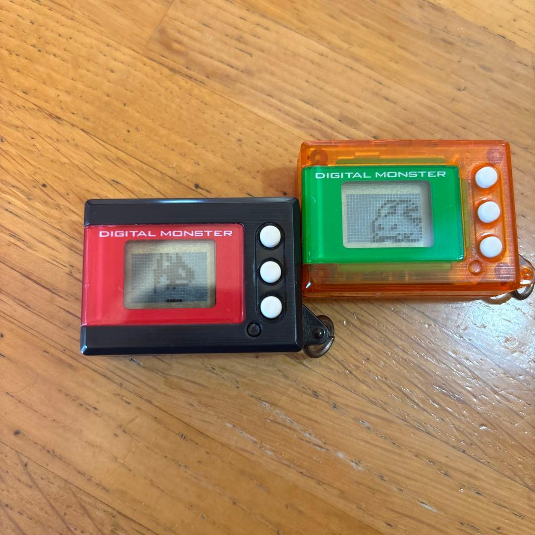 デジモンミニver.3.0 クリアオレンジ　ブラックレッド　2個セット