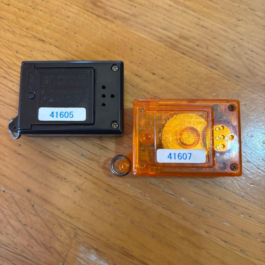 デジモンミニver.3.0 クリアオレンジ　ブラックレッド　2個セット