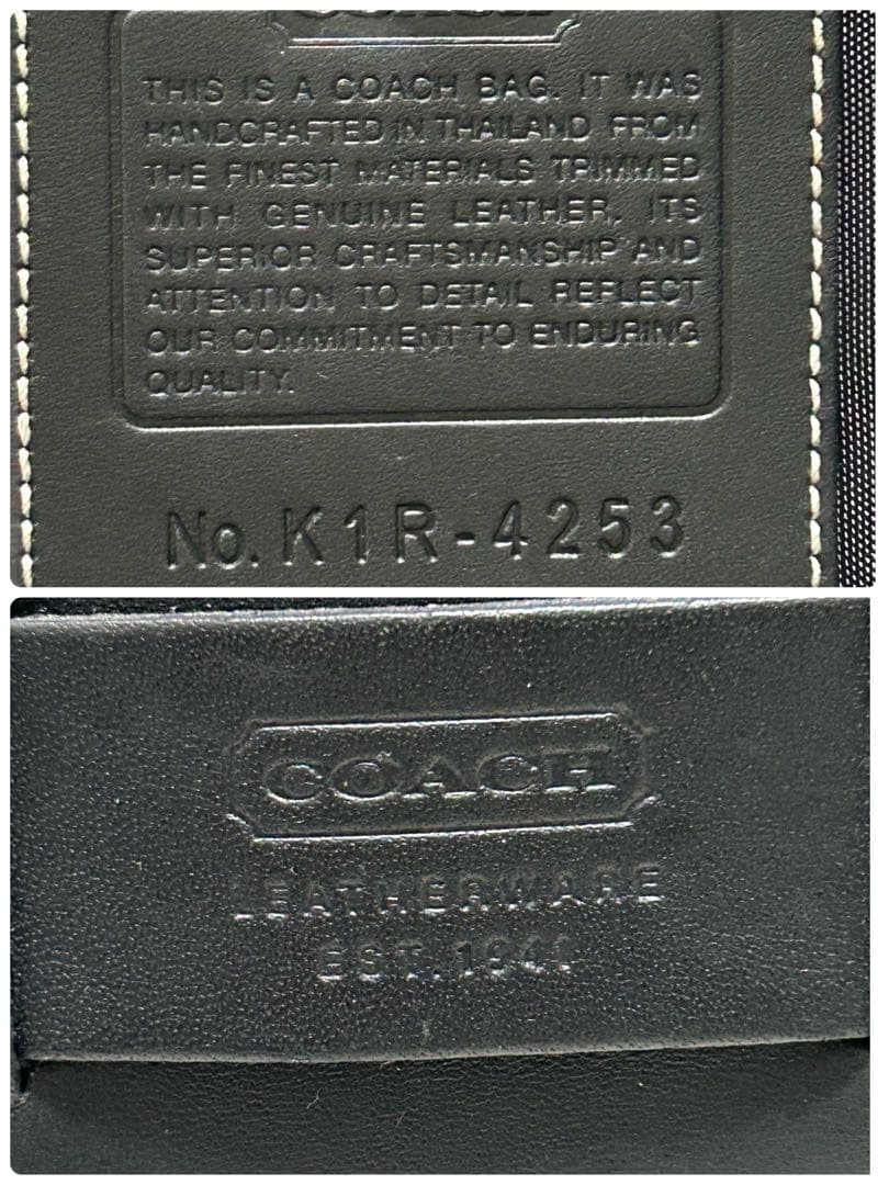 美品⭐️即日発送　COACH ボストンバッグ　レザー　シルバー南京錠付