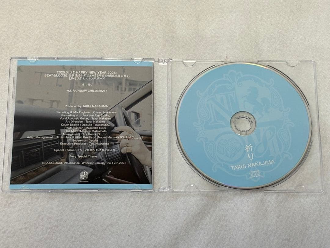 中島卓偉 祈り/ RAINBOW CHILD 2025バージョン CD