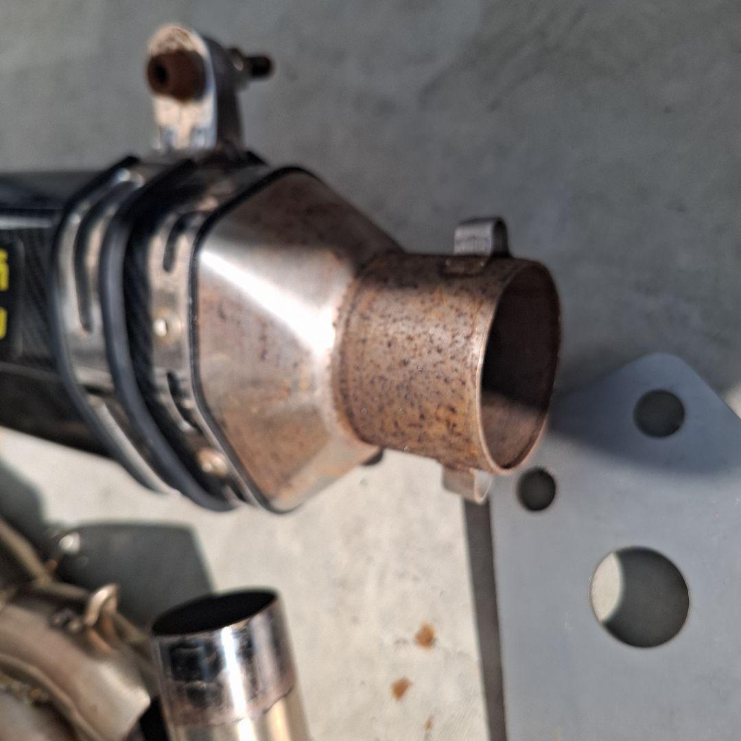 mt07 なんちゃってアクラポトグロマフラー