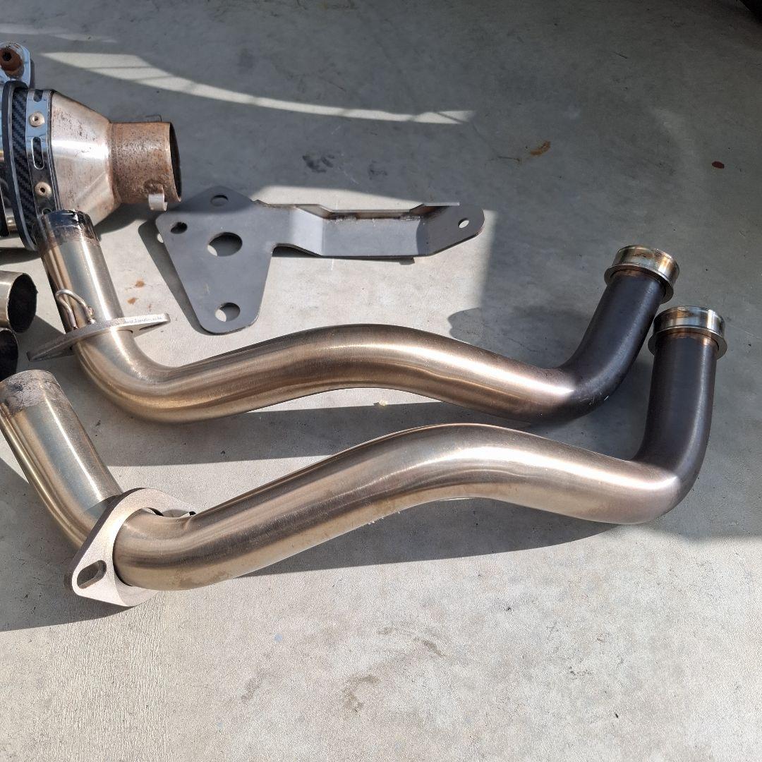 mt07 なんちゃってアクラポトグロマフラー