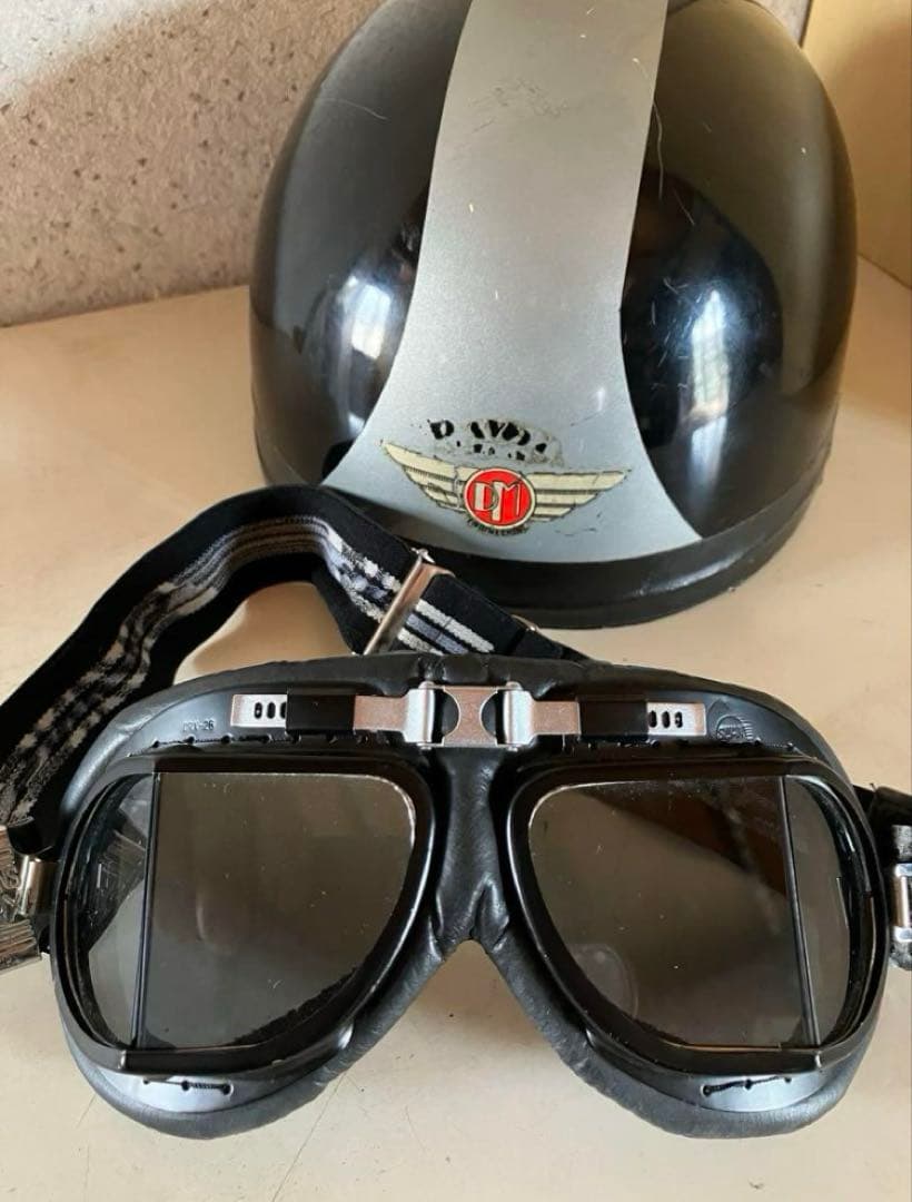 ダビダ ビンテージヘルメット 観賞用　DAVIDA