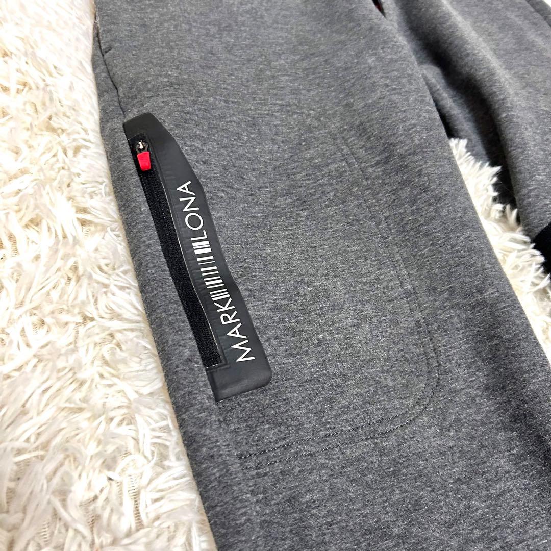 美品　mark&lona ストレッチ　パンツ　46 ゴルフウェア　グレー