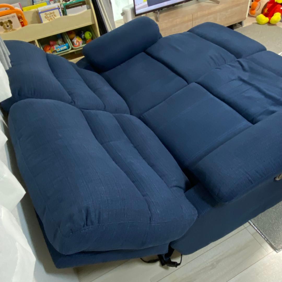 2人用電動布張りリクライニングソファ(ビリーバー3 NV 布) ニトリ