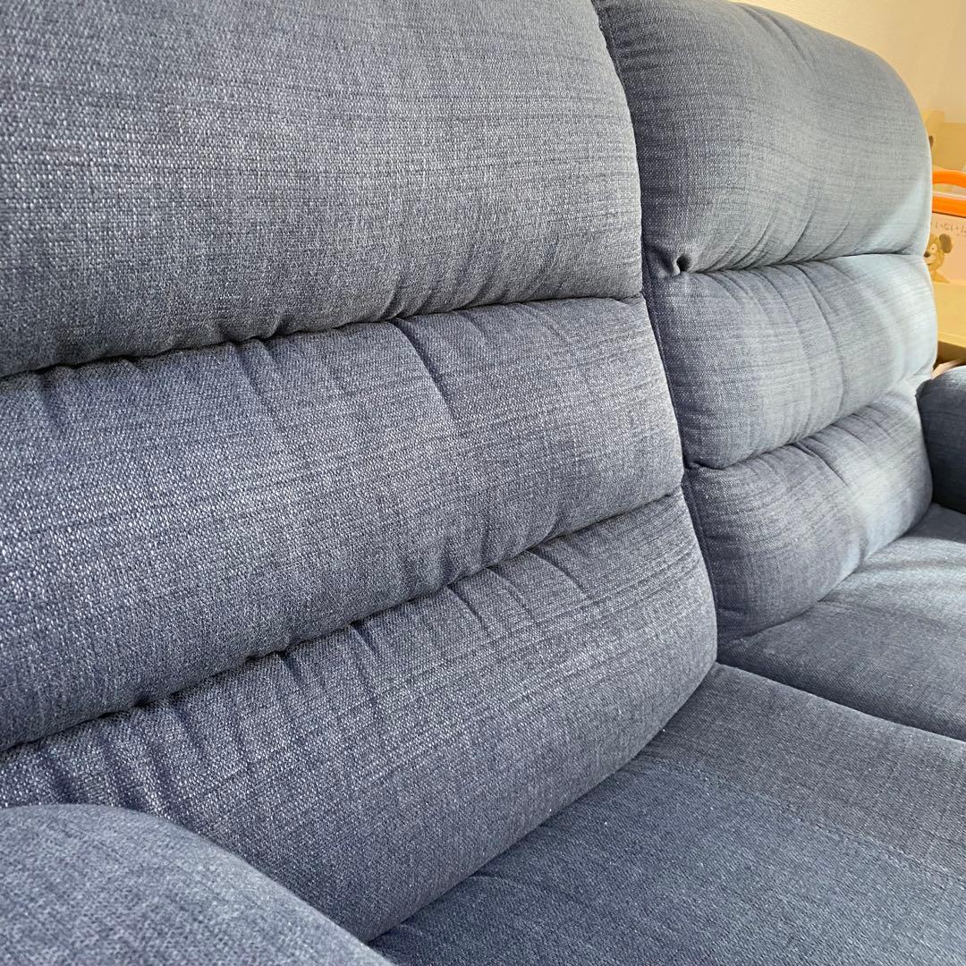 2人用電動布張りリクライニングソファ(ビリーバー3 NV 布) ニトリ