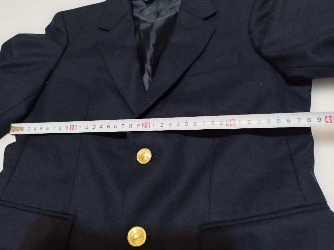 未使用 ポロバイラルフローレン スーツセット ブレザー 紺色 金ボタン 140