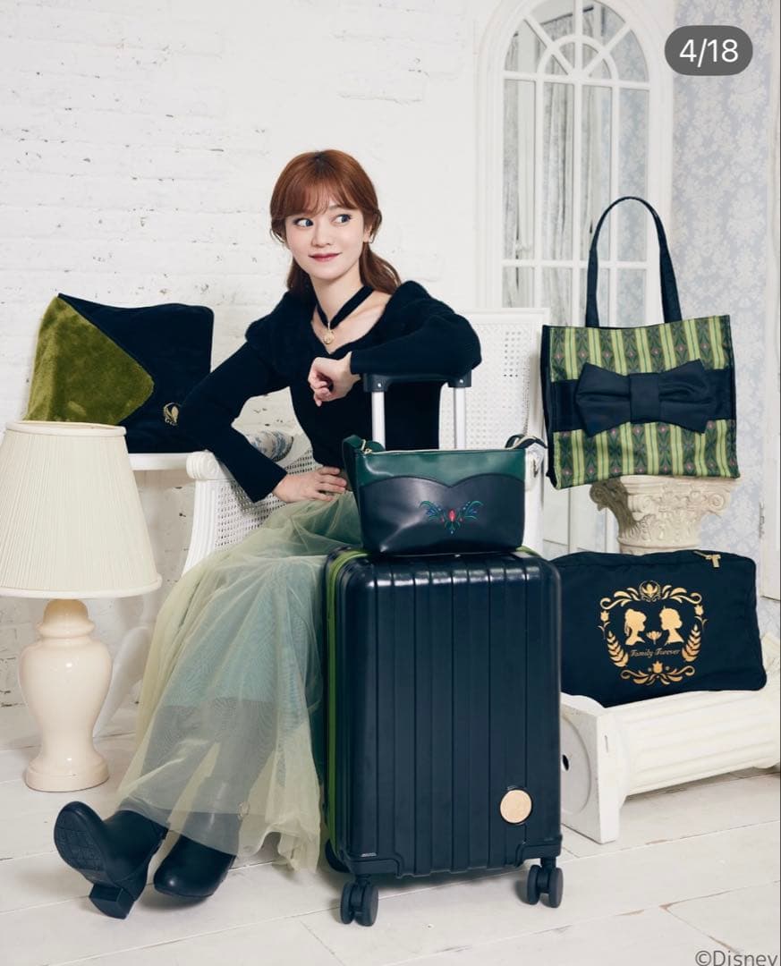 新品　しまむら　ちはるさん　ハッピーバッグ　キャリーケース　アナ　５点セット