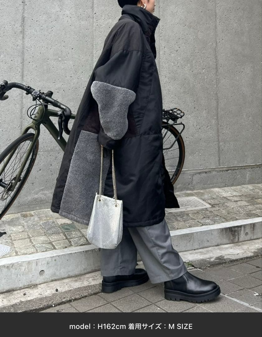 etsinta モンスター中綿オーバーコート