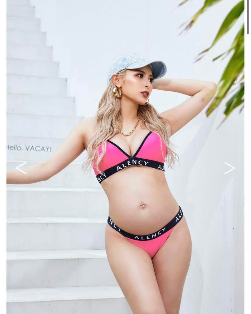 ALENCY アレンシー ロゴビキニ ピンク
