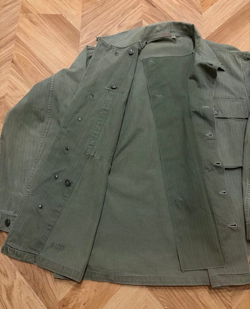 40s US ARMY M-43 ヘリンボーンツイルジャケット 13スター 米軍