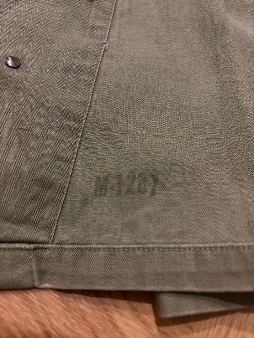 40s US ARMY M-43 ヘリンボーンツイルジャケット 13スター 米軍