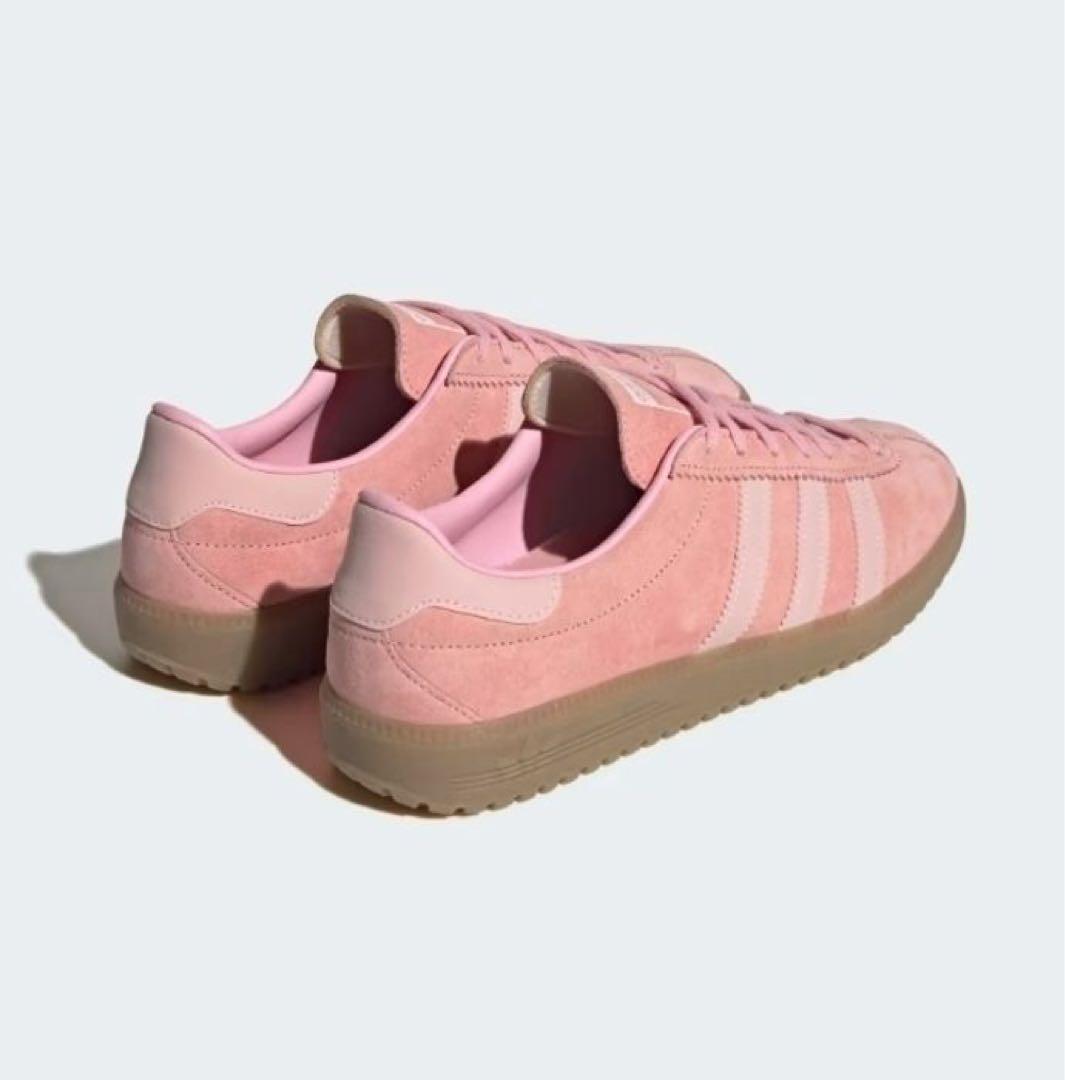【新品未使用】24.0 韓国 adidas アディダス バミューダ ピンク