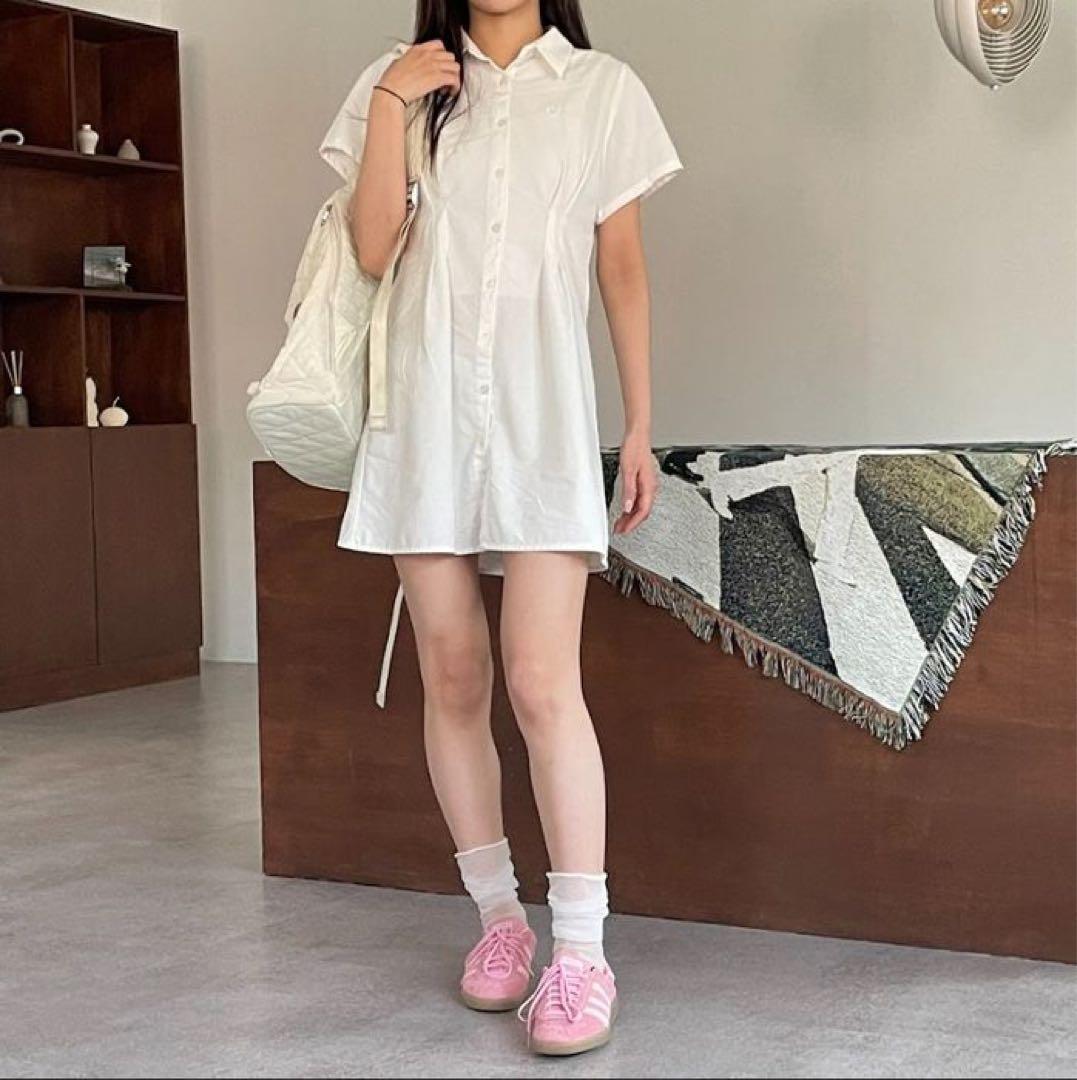 【新品未使用】24.0 韓国 adidas アディダス バミューダ ピンク