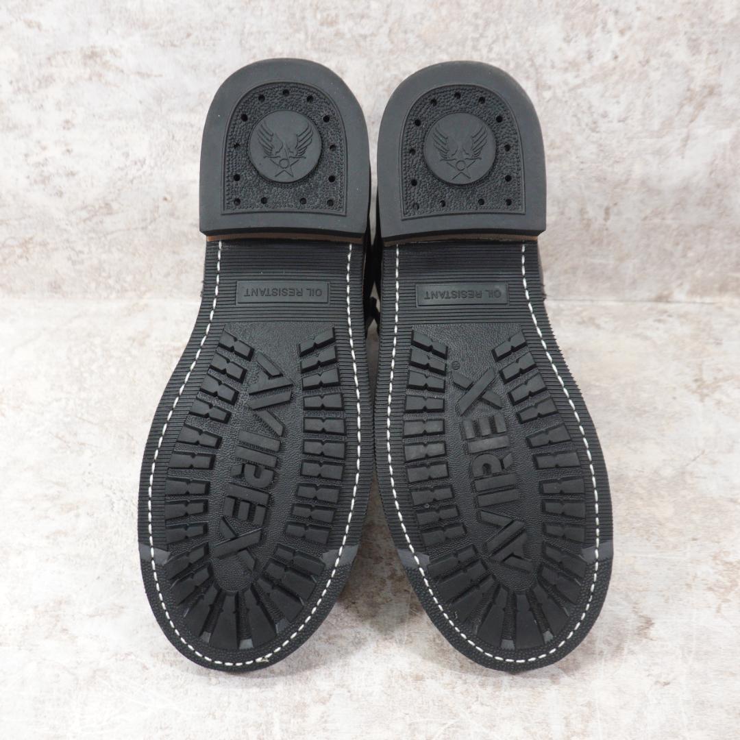 AVIREX HORNET ショートエンジニアブーツ 8.5 ブラック