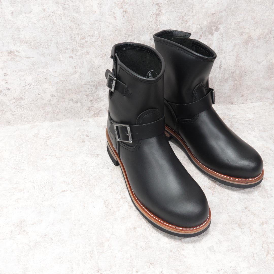 AVIREX HORNET ショートエンジニアブーツ 8.5 ブラック