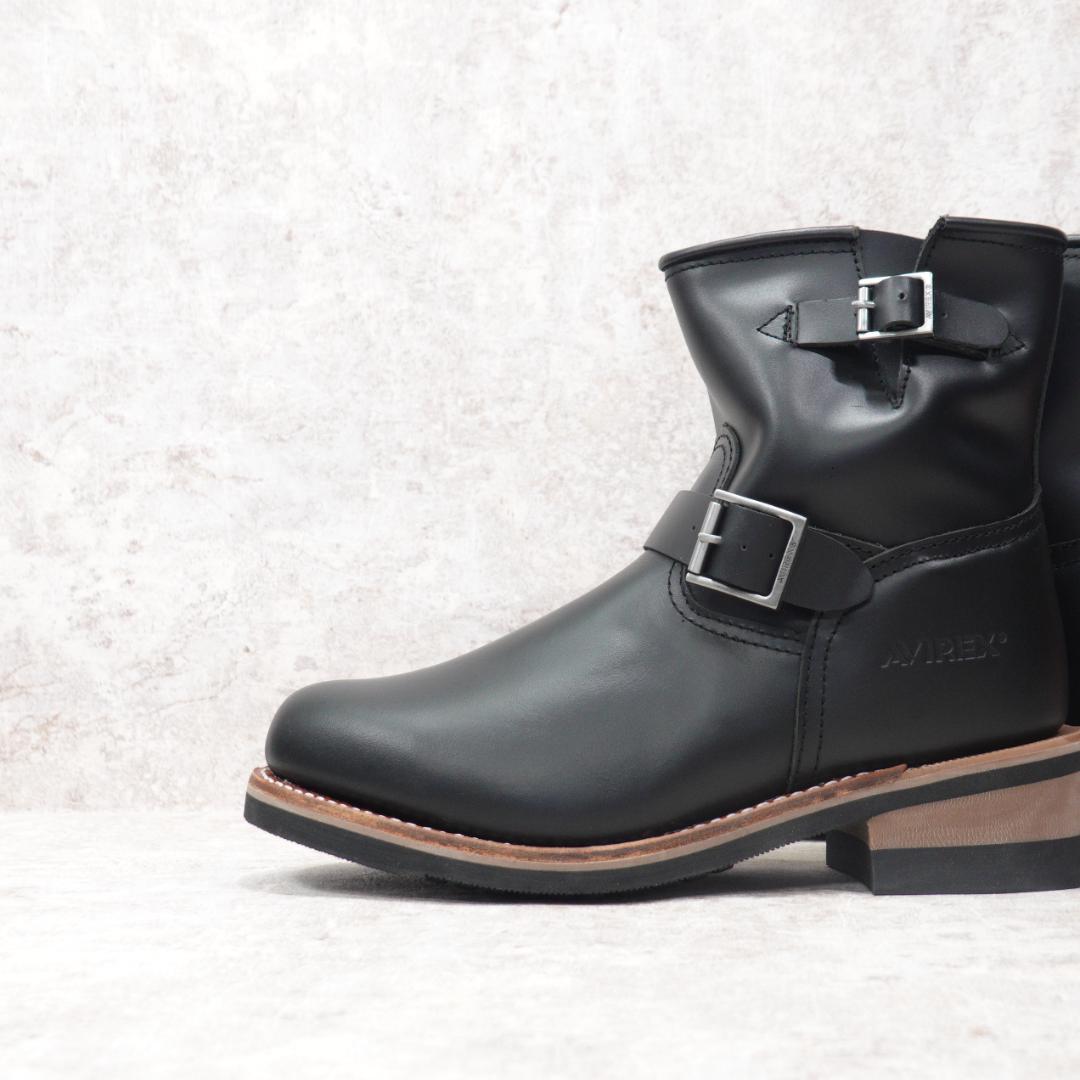 AVIREX HORNET ショートエンジニアブーツ 8.5 ブラック