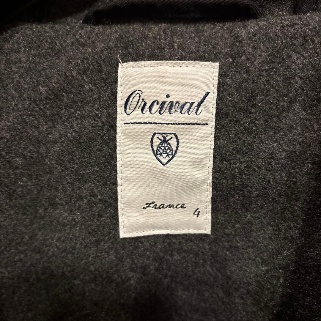 ORCIVAL ダッフルコート グレー　4