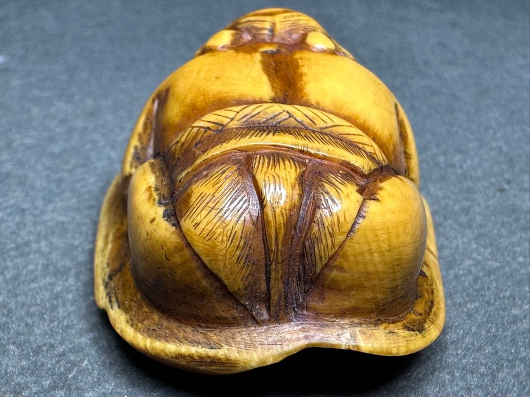 極上　鬼根付　天然素材　アンティーク　和彫　置物　骨董　飾り物　古美術品