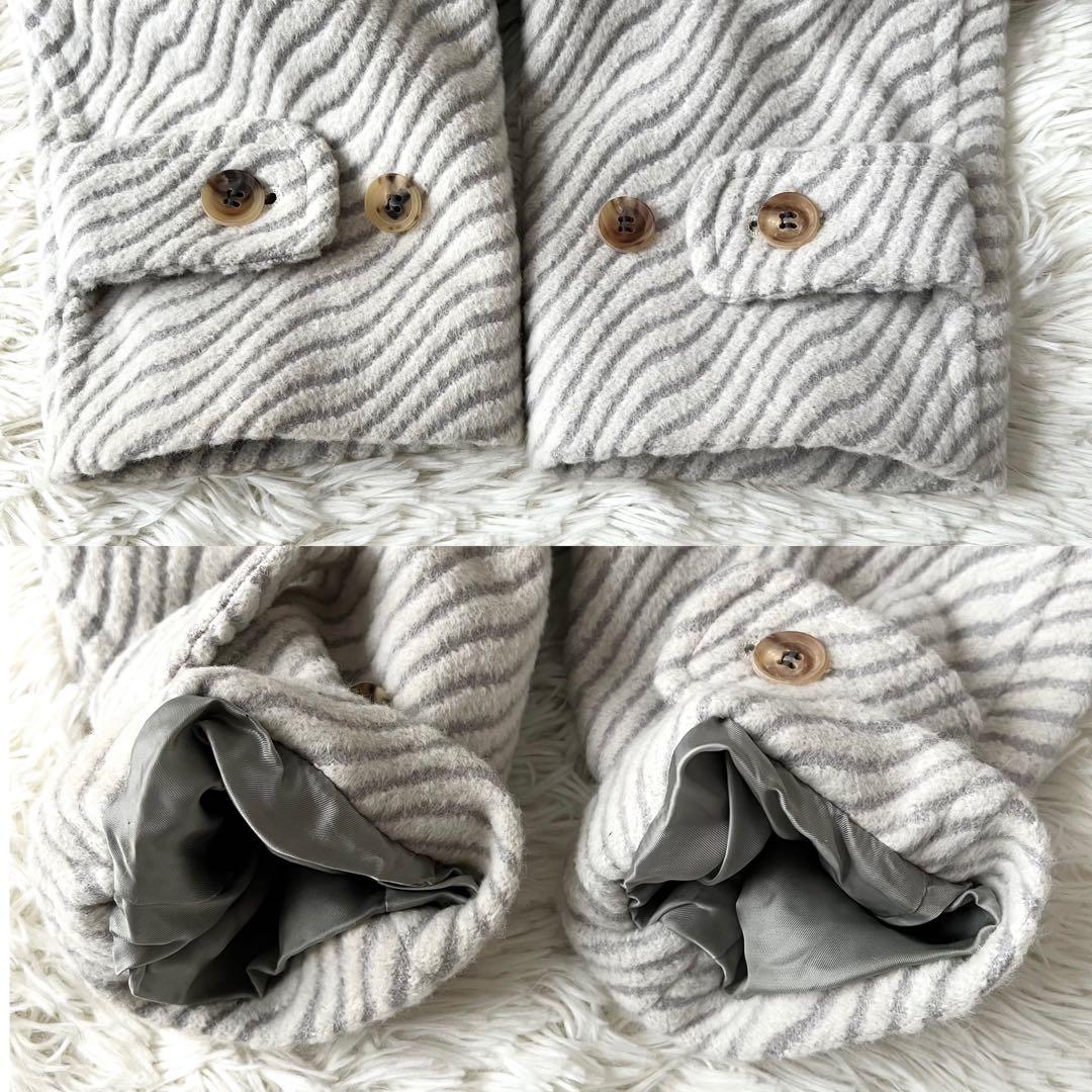 MEN’S TENORAS アンゴラ混 ロングコート L 日本製 ベルト付き