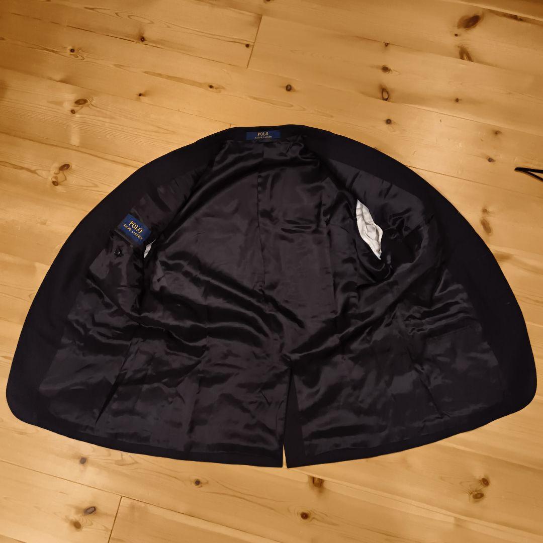 美品POLO RALPH LAUREN テーラードジャケット 段返り3つ金ボタン