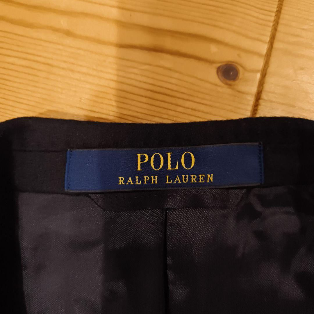 美品POLO RALPH LAUREN テーラードジャケット 段返り3つ金ボタン